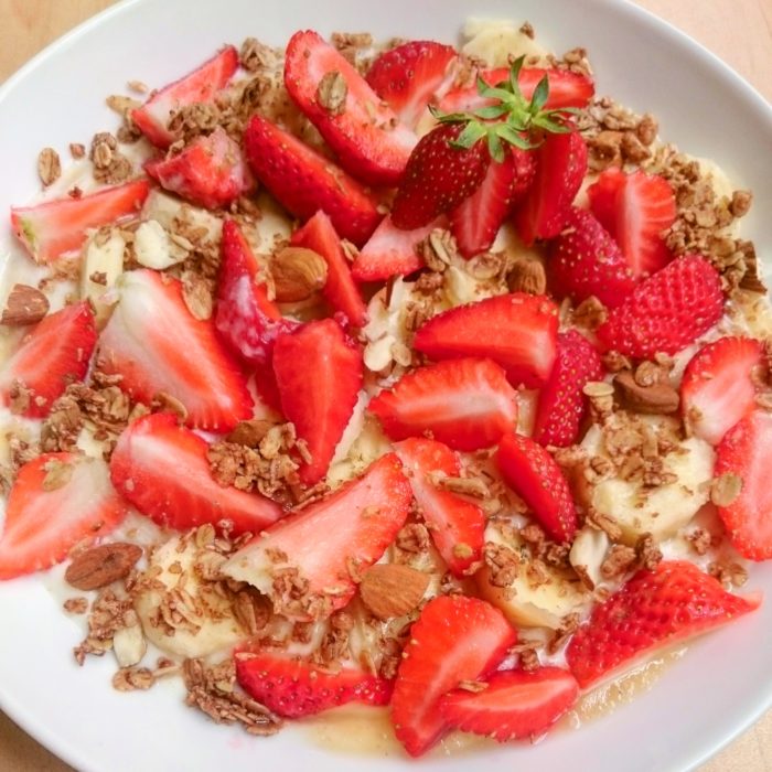 granola fraises