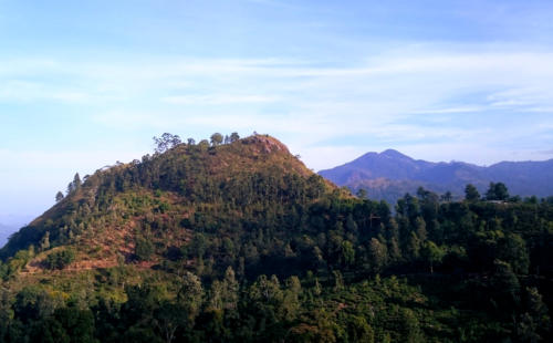 Little Adam's Peak vu de l'hôtel